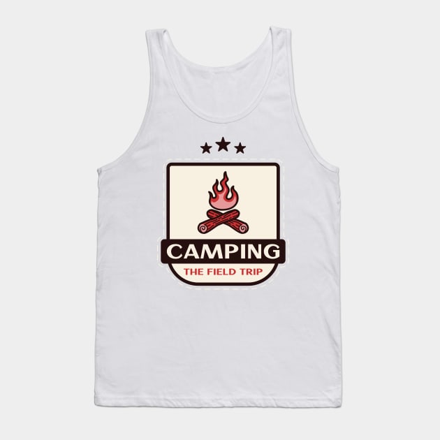 Camping the field trip Tank Top by TeeZona